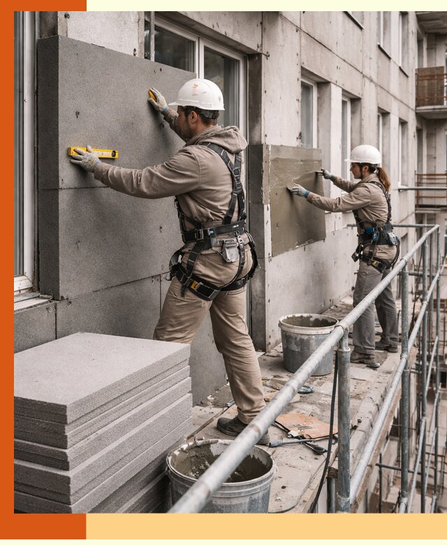 Утепление квартиры снаружи под ключ в Ртищеве